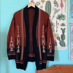 Patterned cardigan for fall!